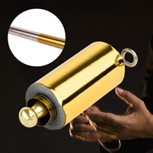 画像をギャラリービューアに読み込む, 魔法伸縮ステッキ・金属製・容易に飛び出す・魔法道具・舞台用品・屋内外遊び道具・ゴールド&シルバー・大人に適した・神秘的なギフト Z028