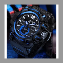 画像をギャラリービューアに読み込む, 防水機能付きスポーツ腕時計 アラーム 夜光表示 シリコンバンド 輸入ムーブメント 耐久性 ストップウォッチ機能付き 男女兼用 D103