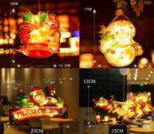 画像をギャラリービューアに読み込む, クリスマス 飾り led ライト 吸盤式 壁掛け クリスマス/ハロウィン、肝試し、文化祭(学園祭)のお化け屋敷、演劇、コント、漫才、演芸会、(Z036)