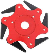 画像をギャラリービューアに読み込む, 6葉 草刈り 替え刃 草刈ブレード 草刈チップソー 高硬度 取り付け簡単 草刈り機部品 芝刈り機 交換部品 芝生 トリマーパーツ アクセサリーZ118