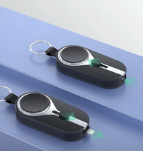 画像をギャラリービューアに読み込む, 2000mAh・キーホルダータイプモバイルバッテリー 5W出力力・Apple iWatchとスマホ二合一ワイヤレスチャージャー D111