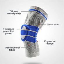 画像をギャラリービューアに読み込む, 膝パッド シリコンパッド入り バスケットボール膝パッド パッドサポートフィットネスギアプロテクターバレーボールテニス 安全保護 P004