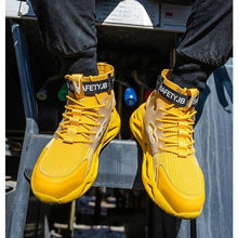 画像をギャラリービューアに読み込む, 安全靴 ハイカット おしゃれ 作業靴つま先保護 セーフティーシューズ ワークシューズ 先芯 耐磨耗 衝撃吸収 スニーカー 耐滑 通気 軽量 SM004
