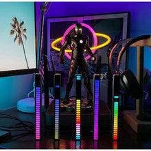 画像をギャラリービューアに読み込む, 音楽連動 スマート LED ライト RGB音響制御リズムランプ RGB雰囲気ライト 車LEDリズムライト 音に反応 調光調色 車 机の上の装飾 車アクセサリー D040