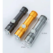 画像をギャラリービューアに読み込む, ハンディライト USB充電式 懐中電灯 軽量 便利 防災 便利 紛失予防 D089