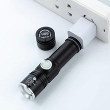 画像をギャラリービューアに読み込む, ハンディライト USB充電式 懐中電灯 軽量 便利 防災 便利 紛失予防 D089