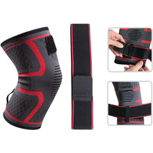 画像をギャラリービューアに読み込む, 膝サポーター スポーツサポーター ひざ用サポーター 加圧式 膝保護 膝固定 両ヒザ用 左右兼用 通気性 伸縮性 男女 左右兼用 ランニング バスケ P003