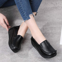 画像をギャラリービューアに読み込む, 厚底スニーカー レディース 船型底ナースシューズ ウォキングシューズ 美脚 ダイエットシューズ S042
