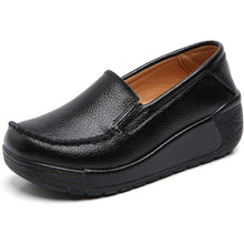 画像をギャラリービューアに読み込む, 厚底スニーカー レディース 船型底ナースシューズ ウォキングシューズ 美脚 ダイエットシューズ S042