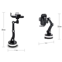 画像をギャラリービューアに読み込む, 車載ホルダー 機械アーム式 車 スマホスタンド 片手操作 1台4役 粘着ゲル吸盤 エアコン吹き出し口式兼用 伸縮アーム 携帯ホルダー 360度回転 Z014