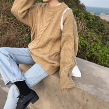 画像をギャラリービューアに読み込む, ラウンドネック無地シンプル柔らか高品質スウィート厚い保温セーター