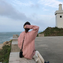 画像をギャラリービューアに読み込む, ラウンドネック無地シンプル柔らか高品質スウィート厚い保温セーター