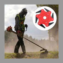 画像をギャラリービューアに読み込む, 6葉 草刈り 替え刃 草刈ブレード 草刈チップソー 高硬度 取り付け簡単 草刈り機部品 芝刈り機 交換部品 芝生 トリマーパーツ アクセサリーZ118
