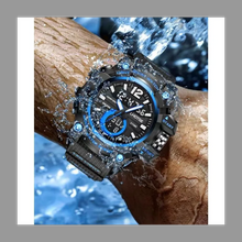 画像をギャラリービューアに読み込む, 防水機能付きスポーツ腕時計 アラーム 夜光表示 シリコンバンド 輸入ムーブメント 耐久性 ストップウォッチ機能付き 男女兼用 D103
