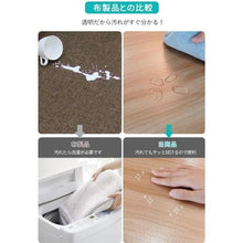 画像をギャラリービューアに読み込む, キッチンマット クリア PVC 45×240cm 大判 厚さ2m クリアマット 台所マット 透明マット 撥水 汚れ防止 お手入れ簡単 床暖房対応 滑り止め 45*240CM Z089
