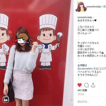 画像をギャラリービューアに読み込む, お進めコーデ?スウィートセーター+レトロ風スカート
