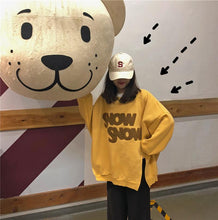 画像をギャラリービューアに読み込む, 新作ファッション韓国風スリット春ins人気アルファベットパーカー
