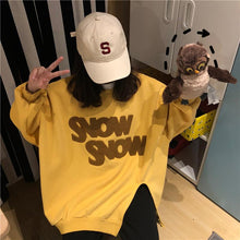 画像をギャラリービューアに読み込む, 新作ファッション韓国風スリット春ins人気アルファベットパーカー
